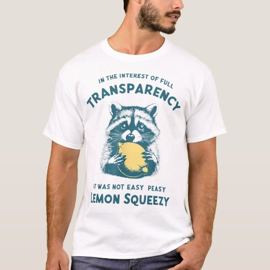 T-shirt Dans L'Intérêt Ce N'Était Pas Facile Citron Paisy (Devant)