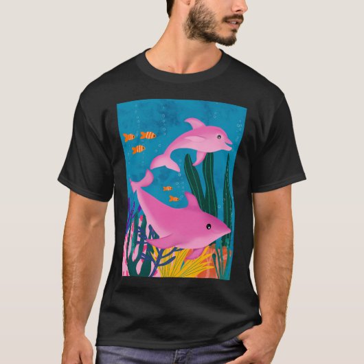 T-shirt dans l'océan (Devant)