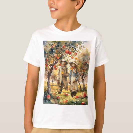 T-shirt Dans L'Orchard D'Apple (Devant)