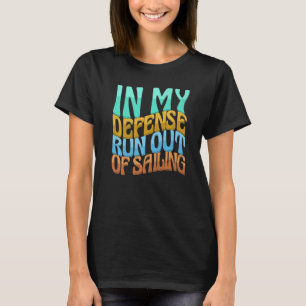 T-shirt Dans Ma Défense À Court De Voile Les Femmes Aiment