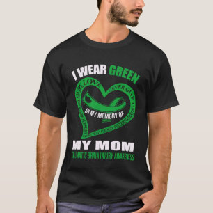 T-shirt Dans ma mémoire de ma mère TBI AWARENESS