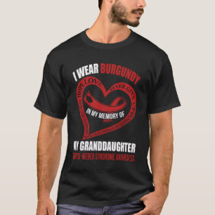 T-shirt Dans ma mémoire de ma petite-fille STURGE WEBER SY