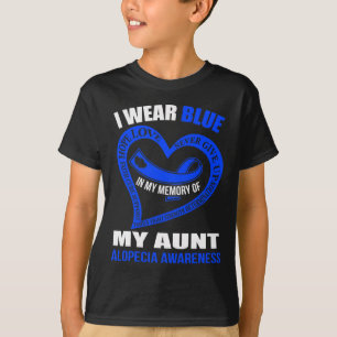 T-shirt Dans ma mémoire de ma tante ALOPECIA SENSIBILISATI