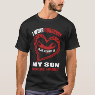 T-shirt Dans ma mémoire de mon fils AMYLOIDOSIS AVERITÉ