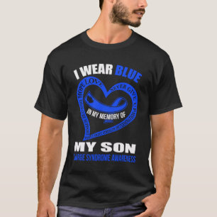 T-shirt Dans ma mémoire de mon fils CHARGE SYNDROME SENSIB
