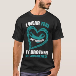 T-shirt Dans ma mémoire de mon frère CDH SENSIBILISATION