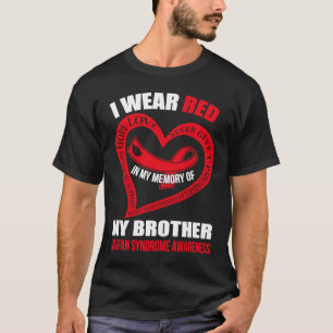T-shirt Dans ma mémoire de mon frère MARFAN SYNDROME AWARE