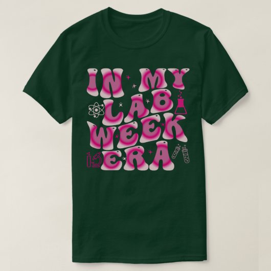 T-shirt dans ma semaine de labo ère 1 (Design devant)