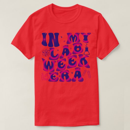 T-shirt dans ma semaine de labo ère 2 (Design devant)