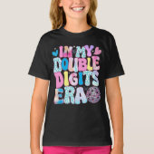 T-shirt Dans Mes Double Chiffres Era Retro 10 Anniversaire (Devant)