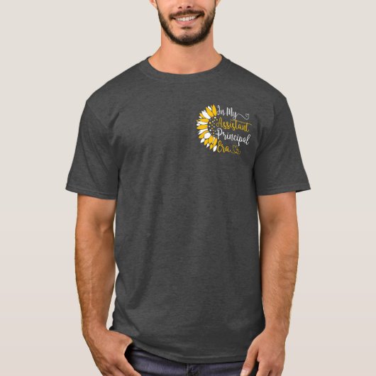 T-shirt Dans Mon Assistant Principal Era School Enseignant (Devant)