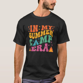 T-shirt Dans Mon Camp D'Été Era Funny Camp D'Été Pour Les