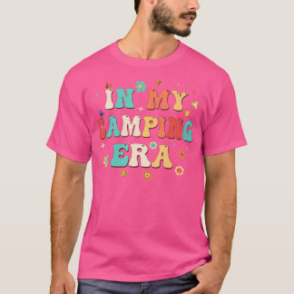 T-shirt Dans Mon Camping Era Camper Fleurs extérieures Ret