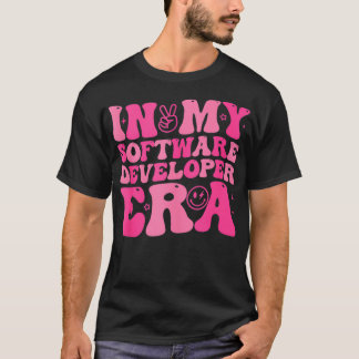 T-shirt Dans Mon Développeur Logiciel Era Drôle Retro Cade