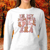 T-shirt Dans Mon Époque Citrouille Épice Long Sleeve T-Shi