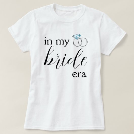 T-shirt Dans Mon Époque De Mariée Mariage Bachelorette Arg (Design devant)