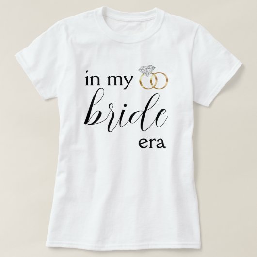 T-shirt Dans Mon Époque De Mariée Mariage Diamond Bachelor (Design devant)