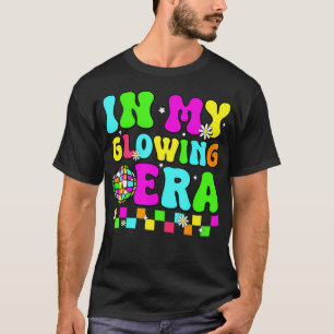 T-shirt Dans Mon Époque Glissante Retro Colorée Équipe de