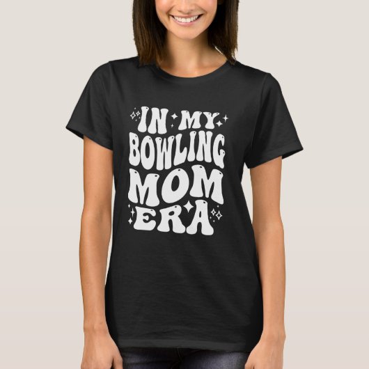 T-shirt Dans Mon Époque Maman De Bowling - Funny Bowling S (Devant)