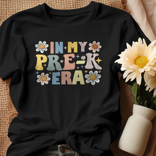 T-shirt Dans Mon Époque Pré-K Retour À L'École Étudiante E