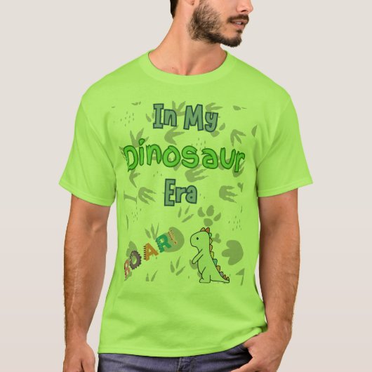 T-shirt Dans Mon Ère Dinosaure Tee (Devant)
