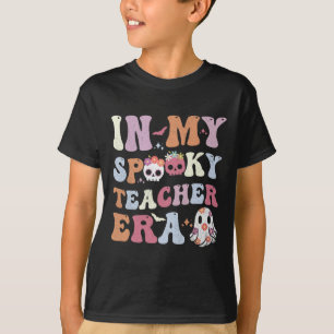 T-shirt Dans Mon Ere Enseignante Éffrayante Halloween femm