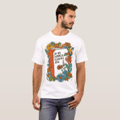 T-shirt Dans Mon Été De Lecture Floral Adventure Library (Devant entier)