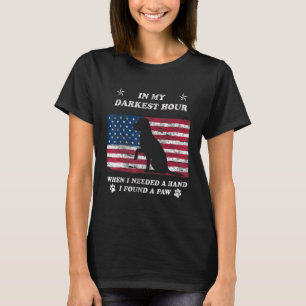 T-shirt Dans Mon Heure La Plus Sombre Quand J'Avais Besoin