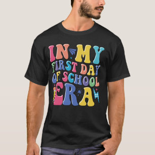 T-shirt Dans Mon Premier Jour De L'Ère Scolaire Enseignant