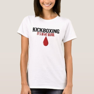 T-shirt Dans mon sang KICKBOXING
