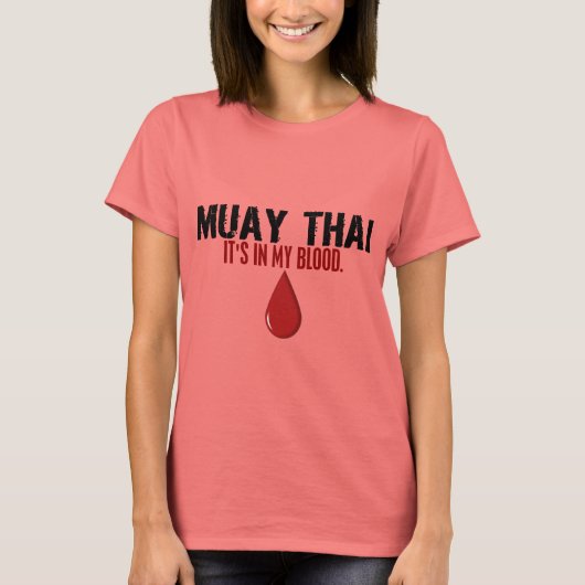 T-shirt Dans mon sang MUAY THAI (Devant)