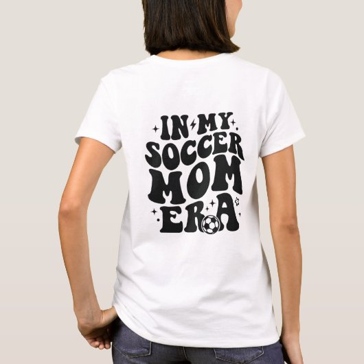 T-shirt Dans Mon Soccer Maman Era Retro Mama (Dos)