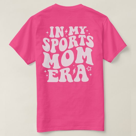 T-shirt Dans mon Sport Maman Era Retro Happy Face (Design dos)