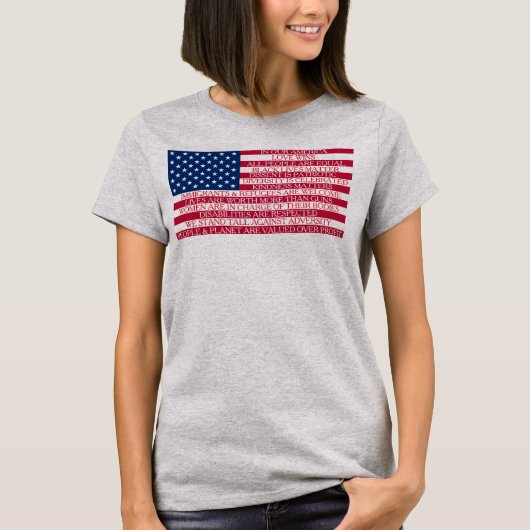 T-shirt Dans notre Amérique (Devant)