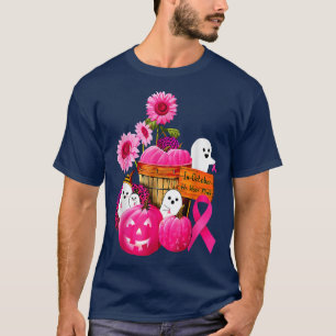 T-shirt Dans October We Wear Pink Ghosts & Pumkins For Bre