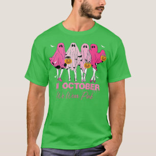 T-shirt dans October We Wear Pink spooky Ghoul Breast Canc