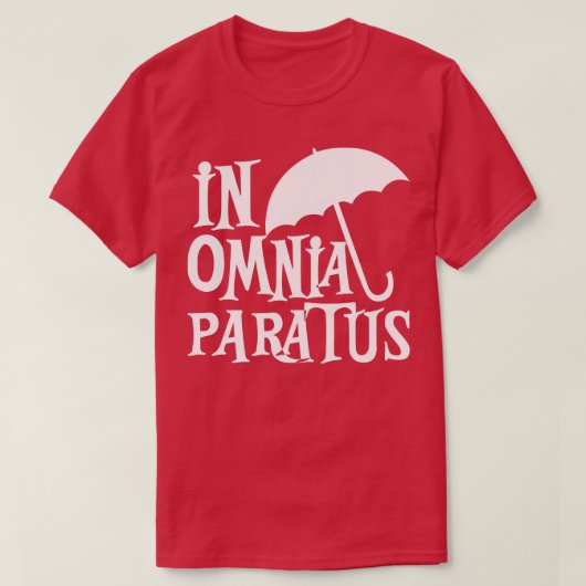 T-shirt Dans Omnia Paratus (Design devant)