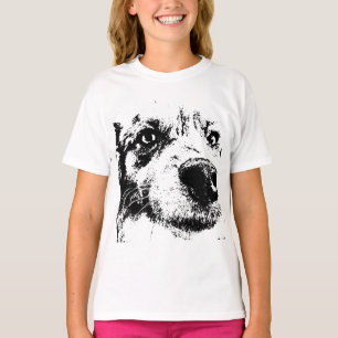 T-shirt Dans ton visage amusant
