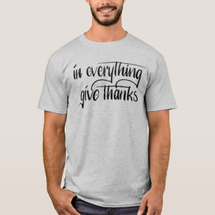 T-shirt Dans tout donnez la main des mercis vers marqu