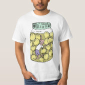 T-shirt Dans un cornichon d'oignons (Devant)