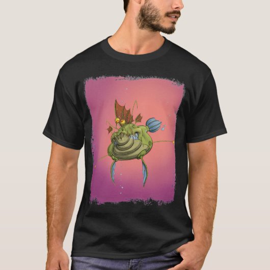T-shirt Dans un monde à lui (Devant)