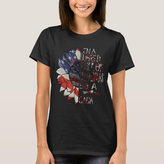 T-shirt Dans Un Monde Plein De Granmas Soyez Un sunf améri (Devant)