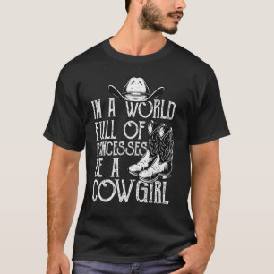 T-shirt Dans un monde plein de princesses soyez une bottes