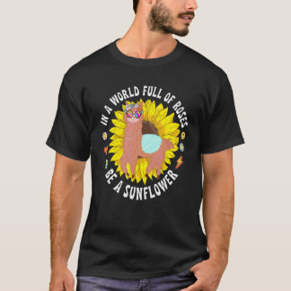 T-shirt Dans un monde plein de roses soyez un fleuriste to