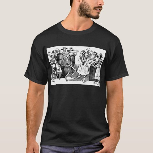 T-shirt "Dansant le Jarabe dans l'autre monde " (Devant)