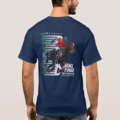T-shirt Danse avec Cheval (mode foncé) | Aldult (Dos)
