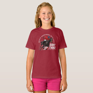 T-shirt Danse avec Cheval (mode foncé) Enfant