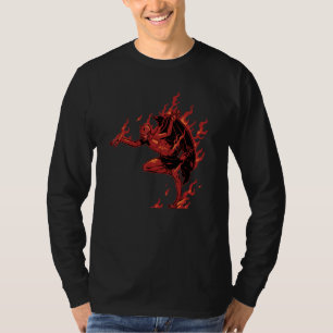 T-shirt Danse Avec Le Diable Lucifer Démon Satanique Occul