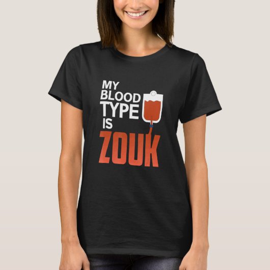 T-shirt Danse brésilienne de Zouk (Devant)