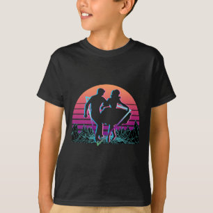 T-shirt Danse carré Carré Danser Rétro